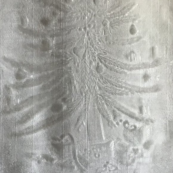 Glass Christmas Platter / Plate - Picture 2 of 4